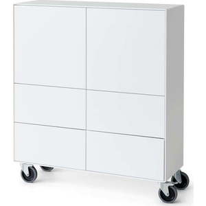 Bílá vysoká komoda 91x103 cm Edge by Hammel - Hammel Furniture obraz