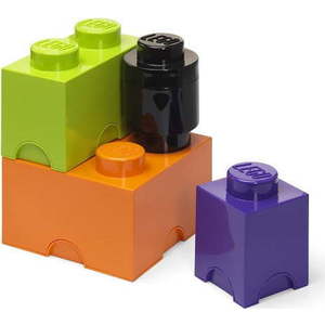 Plastové dětské úložné boxy v sadě 4 ks Box – LEGO® obraz