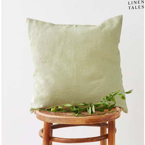 Lněný povlak na polštář 40x40 cm Sage – Linen Tales obraz