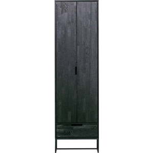 Černá šatní skříň z jasanového dřeva 60x210 cm Silas – WOOOD obraz