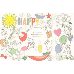 Papírová prostírání v sadě 8 ks 28x42.5 cm Happy Icons – Meri Meri obraz