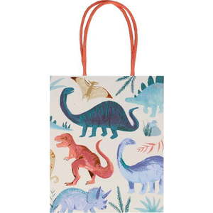 Dárkové tašky v sadě 8 ks 13x8 cm Dinosaur Kingdom – Meri Meri obraz