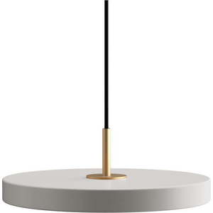 Světle šedé LED závěsné svítidlo s kovovým stínidlem ø 31 cm Asteria Mini – UMAGE obraz