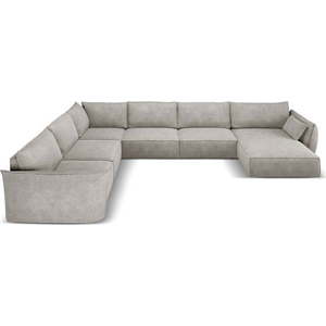 Světle šedá rohová pohovka (levý roh) Vanda – Mazzini Sofas obraz