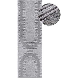 Šedý běhoun 80x240 cm Bartoux Light Grey – Elle Decoration obraz