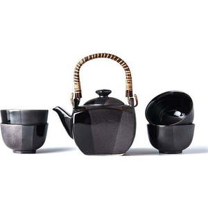 Černý čajový set MIJ Gunmetal obraz