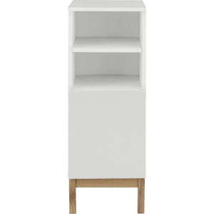Bílá nízká koupelnová skříňka 30x86 cm Mirza - Støraa obraz