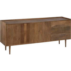 Nízká komoda z mangového dřeva v přírodní barvě 174x75 cm Apricot – Ixia obraz