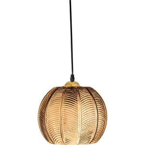 Jantarové závěsné svítidlo se skleněným stínidlem ø 22 cm Adar – Bloomingville obraz