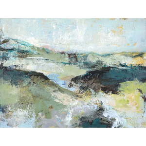 Obraz s ručně malovanými prvky 118x90 cm Green Mountain – Malerifabrikken obraz