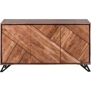Komoda z masivu akácie v přírodní barvě 180x86x40 cm Ambala – Interia Home & Living obraz