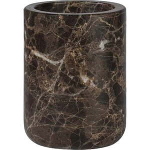 Hnědý mramorový kelímek na zubní kartáčky Marble – Mette Ditmer Denmark obraz
