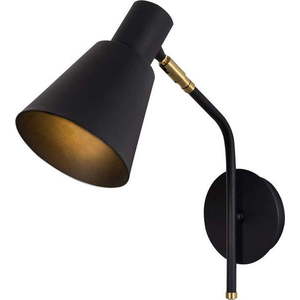 Nástěnné svítidlo v černé a zlaté barvě ø 15 cm Sivani – Opviq lights obraz