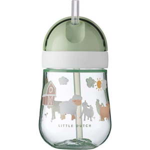 Tritanový dětský hrnek v bílé a světle zelené barvě 300 ml Little farm – Mepal obraz