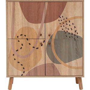 Skříňka v dekoru dubu v přírodní barvě 95x111 cm Multilux – Kalune Design obraz