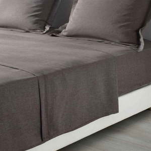 Tmavě hnědé prostěradlo 180x290 cm Actually – douceur d'intérieur obraz