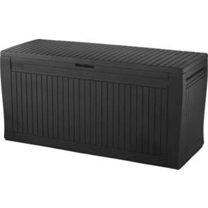Antracitový plastový zahradní úložný box Comfy – Keter obraz