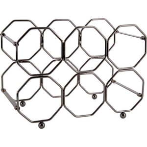 Šedý kovový skládací držák na víno PT LIVING Honeycomb obraz