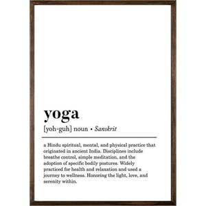 Obraz 50x70 cm Yoga – Wallity obraz