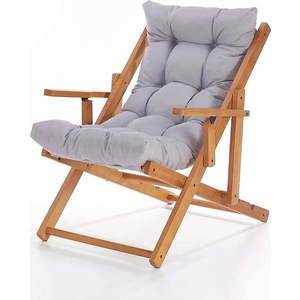 Šedé křeslo Repose – Balcab Home obraz