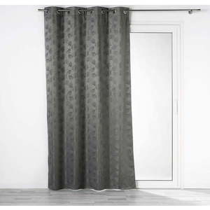 Antracitový zatemňovací závěs z žakáru 140x260 cm Lunella – douceur d'intérieur obraz