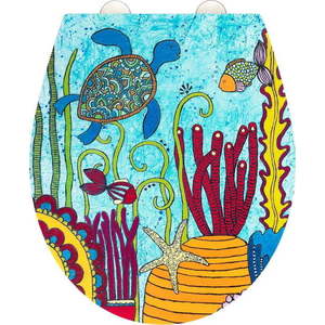 Záchodové prkénko s automatickým zavíráním 37 x 44, 5 cm Rollin'Art Under Water – Wenko obraz