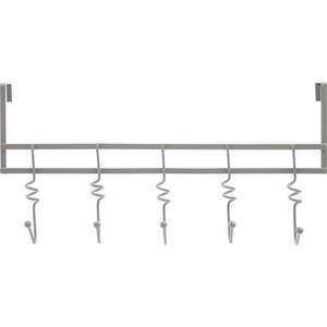 Šedý kovový věšák na dveře 46 cm Jaxen – Premier Housewares obraz