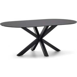 Jídelní stůl se skleněnou deskou 100x200 cm Argo – Kave Home obraz