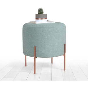 Světle modrý taburet Copper – Artie obraz