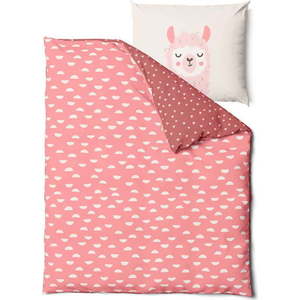 Bavlněné dětské povlečení do postýlky 90x130 cm Lama – Bonami Selection obraz