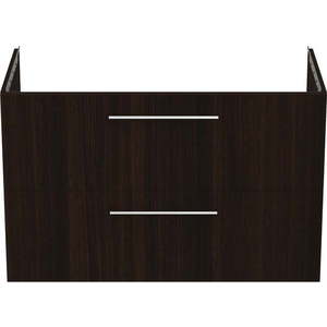 Tmavě hnědá závěsná skříňka pod umyvadlo v dekoru dubu 100x63 cm i.Life B – Ideal Standard obraz