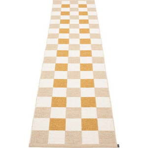 Okrově žluto-béžový vnitřní a venkovní běhoun 70x300 cm Pix Vanilla Ochre – Pappelina obraz