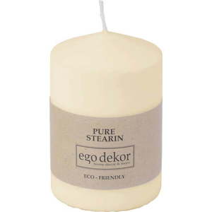 Smetanově bílá svíčka Eco candles by Ego dekor Top, doba hoření 25 h obraz