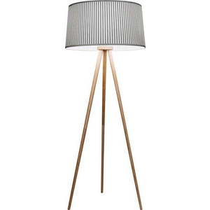 Šedá stojací lampa SULION Bea, výška 152 cm obraz