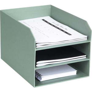Zelený kartonový organizér na dokumenty Trey Canvas Paper Laminate – Bigso obraz