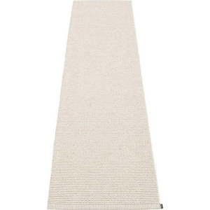 Krémový vnitřní a venkovní běhoun 60x250 cm Mono Linen Vanilla – Pappelina obraz