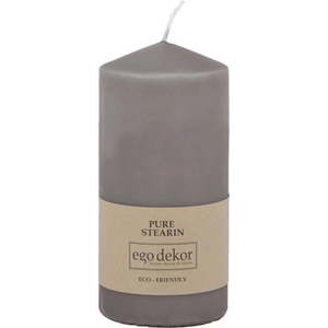 Šedá svíčka Eco candles by Ego dekor Top, doba hoření 30 h obraz