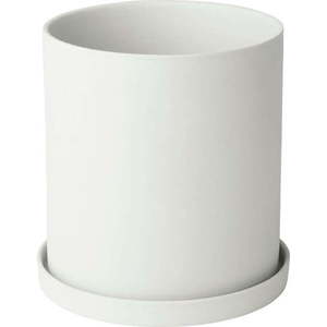 Bílý porcelánový květináč Blomus Nona obraz