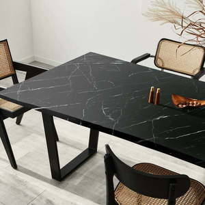 Samolepka na nábytek 200x60 cm Black and White Marble – Ambiance obraz