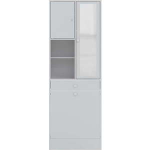 Bílá vysoká koupelnová skříňka 63x181 cm Combi - TemaHome obraz