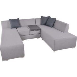 Šedý zahradní lounge set pro 5 Wellington – Garden Pleasure obraz