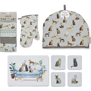 Sada kuchynského textilu 13 ks Curious Cats – Cooksmart ® obraz
