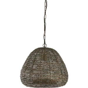 Závěsné svítidlo v bronzové barvě s kovovým stínidlem ø 42 cm Finou – Light & Living obraz