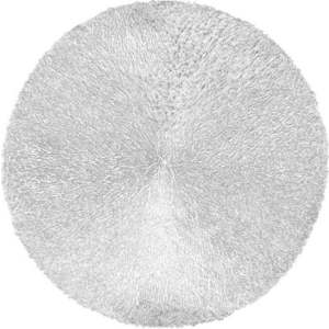 Prostírání ve stříbrné barvě Tiseco Home Studio, ⌀ 38 cm obraz