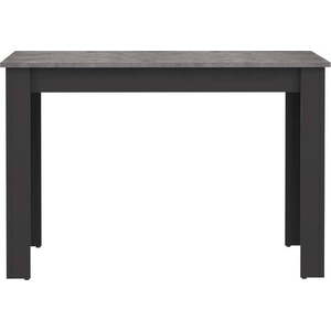 Černý jídelní stůl s deskou v dekoru betonu 110x70 cm Nice - TemaHome obraz