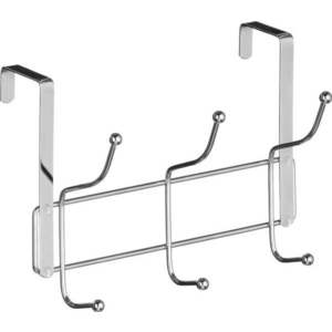 Kovový věšák na dveře ve stříbrné barvě 11 cm Chrome – Premier Housewares obraz
