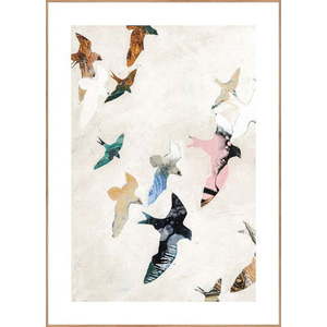 Obraz 30x40 cm Abstract Birds – Malerifabrikken obraz
