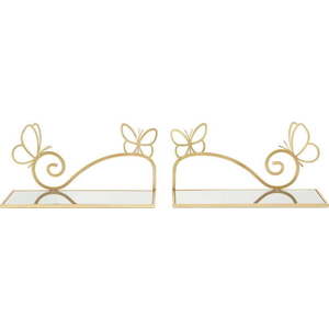 Noční stolek ve zlaté barvě Butterfly – Mauro Ferretti obraz