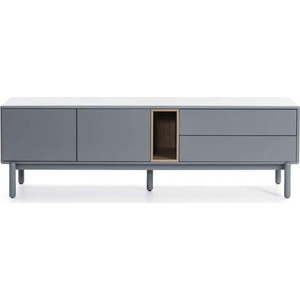 Modro-šedý TV stolek 180x56 cm Corvo – Teulat obraz