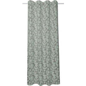 Zelený závěs z žakáru 135x245 cm Dekor – Sehlbach obraz